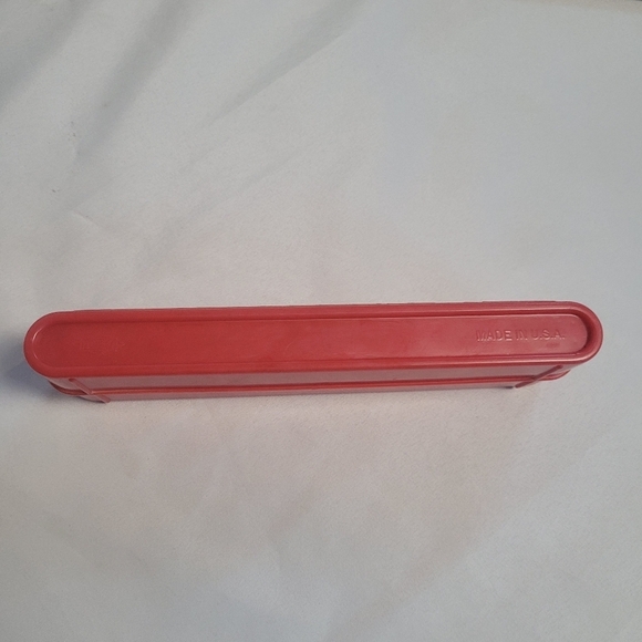 Hasbro Vintage Red Roll Top Pencil Case Made In USA *Rare* - Picture 2 of 9